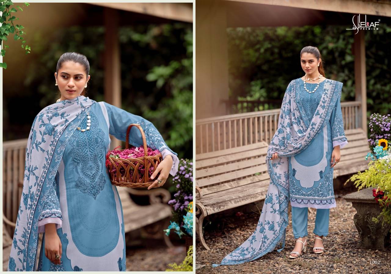 ASRAJOFA VOL 3 BY ELAF 1001 To 1008 Series Beautiful Festive Suits Stylish Fancy Colorful Ethnic Wear Soft Cotton Print Dresses At Wholesale Price